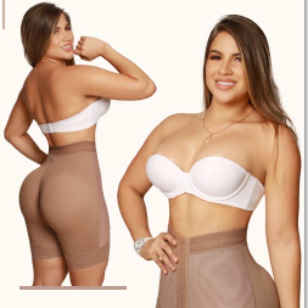 Faja short reloj de arena. 100% colombiana